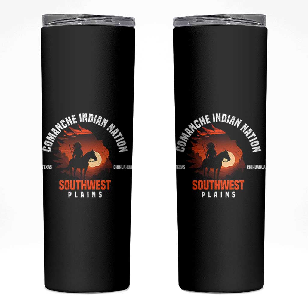 Comanche Native American Indian Chief Respect Skinny Tumbler