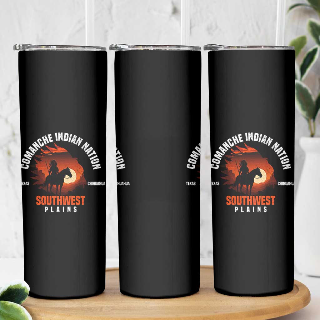 Comanche Native American Indian Chief Respect Skinny Tumbler