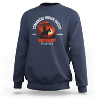 Comanche Native American Indian Chief Respect Sweatshirt - Wonder Print Shop