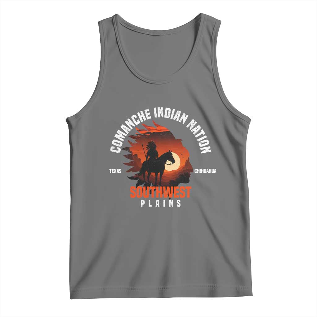 Comanche Native American Indian Chief Respect Tank Top - Wonder Print Shop