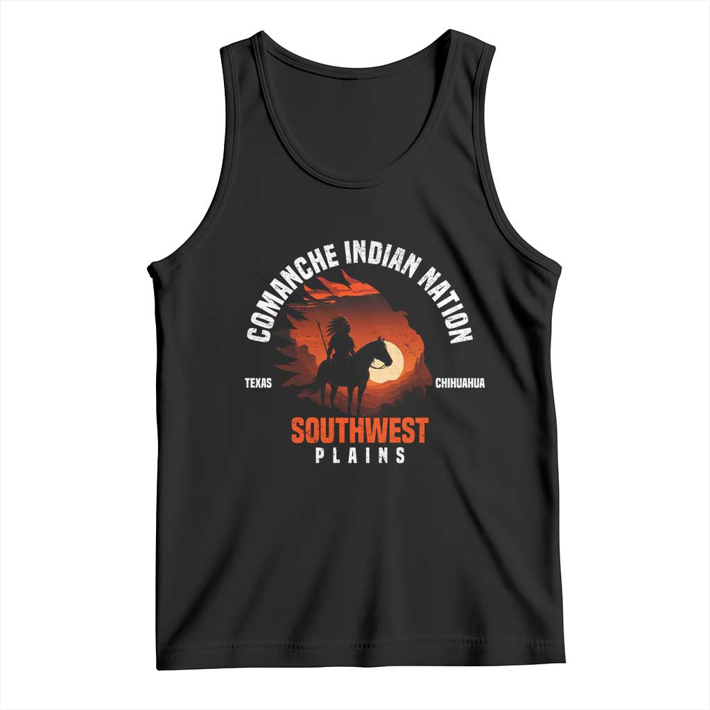 Comanche Native American Indian Chief Respect Tank Top - Wonder Print Shop