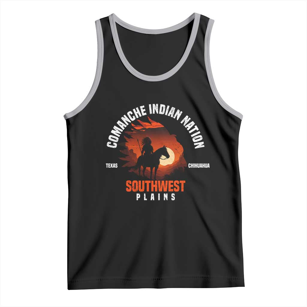 Comanche Native American Indian Chief Respect Tank Top - Wonder Print Shop