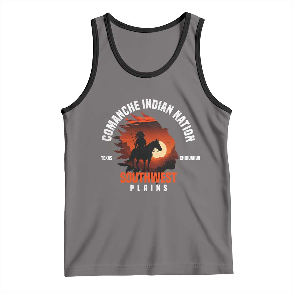 Comanche Native American Indian Chief Respect Tank Top - Wonder Print Shop