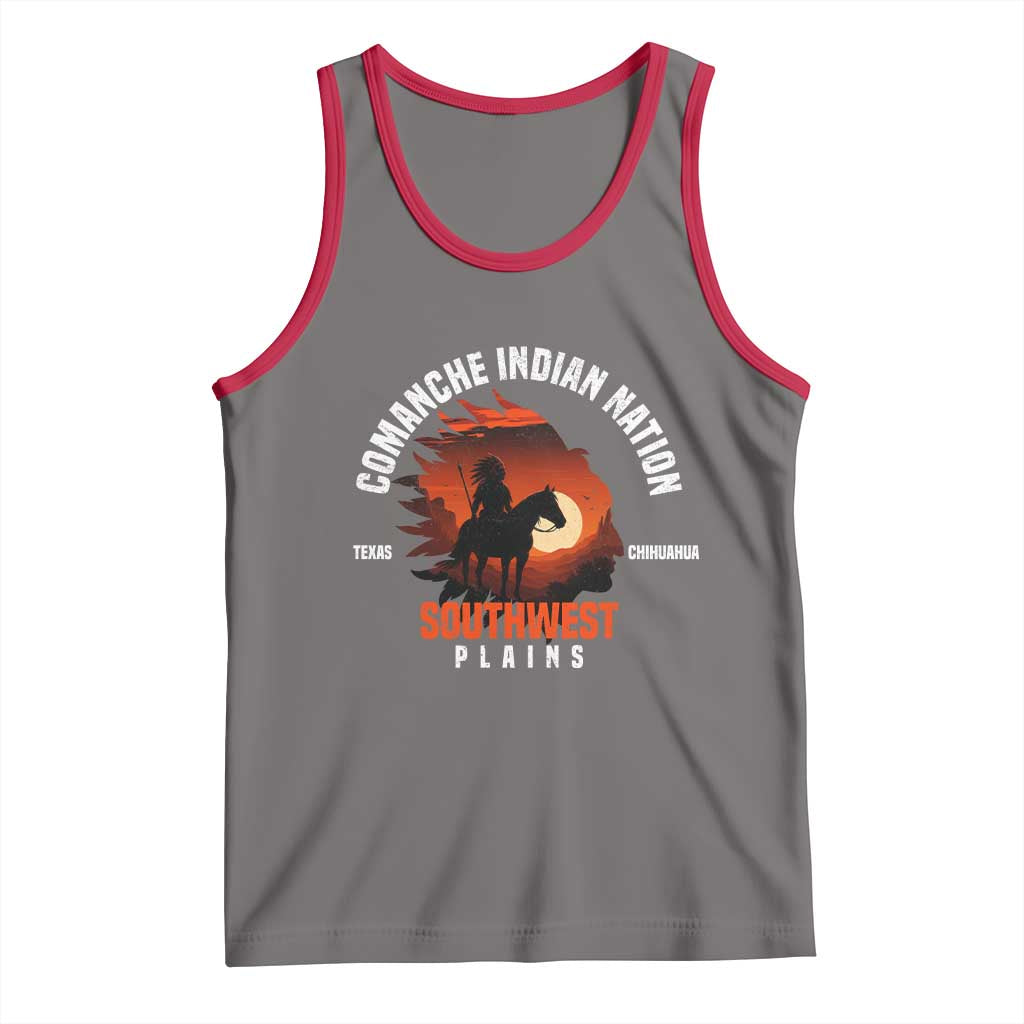 Comanche Native American Indian Chief Respect Tank Top - Wonder Print Shop