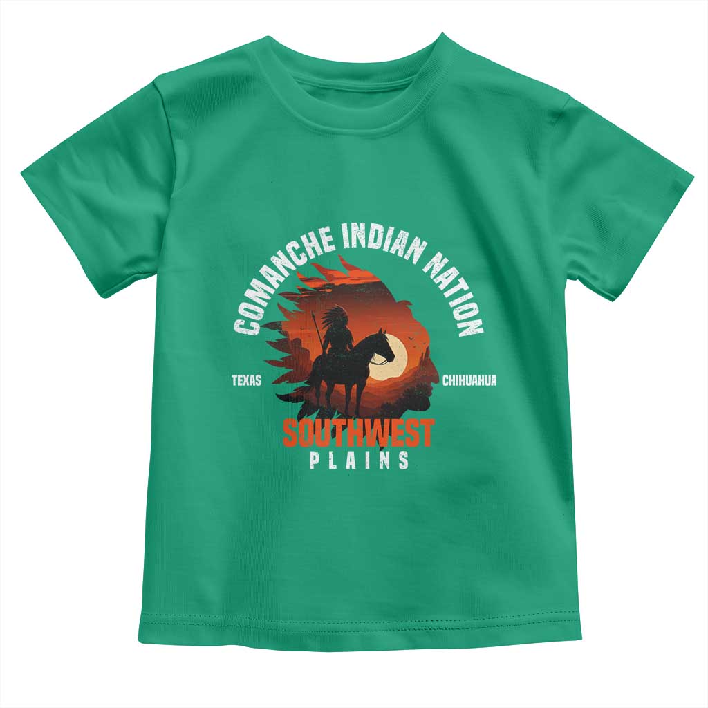 Comanche Native American Indian Chief Respect Toddler T Shirt - Wonder Print Shop