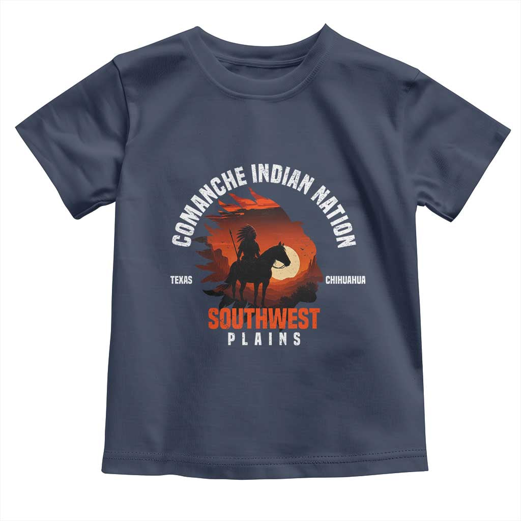 Comanche Native American Indian Chief Respect Toddler T Shirt - Wonder Print Shop