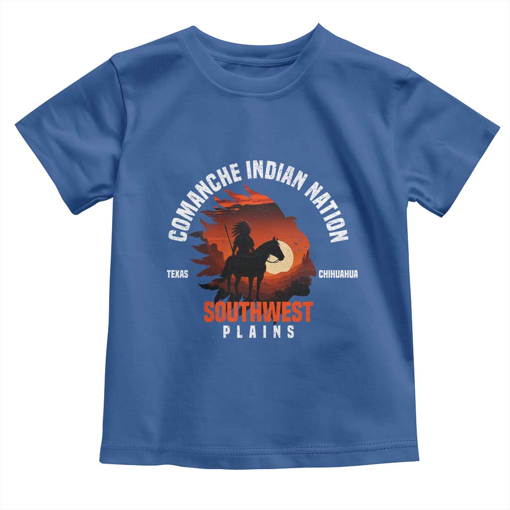 Comanche Native American Indian Chief Respect Toddler T Shirt - Wonder Print Shop