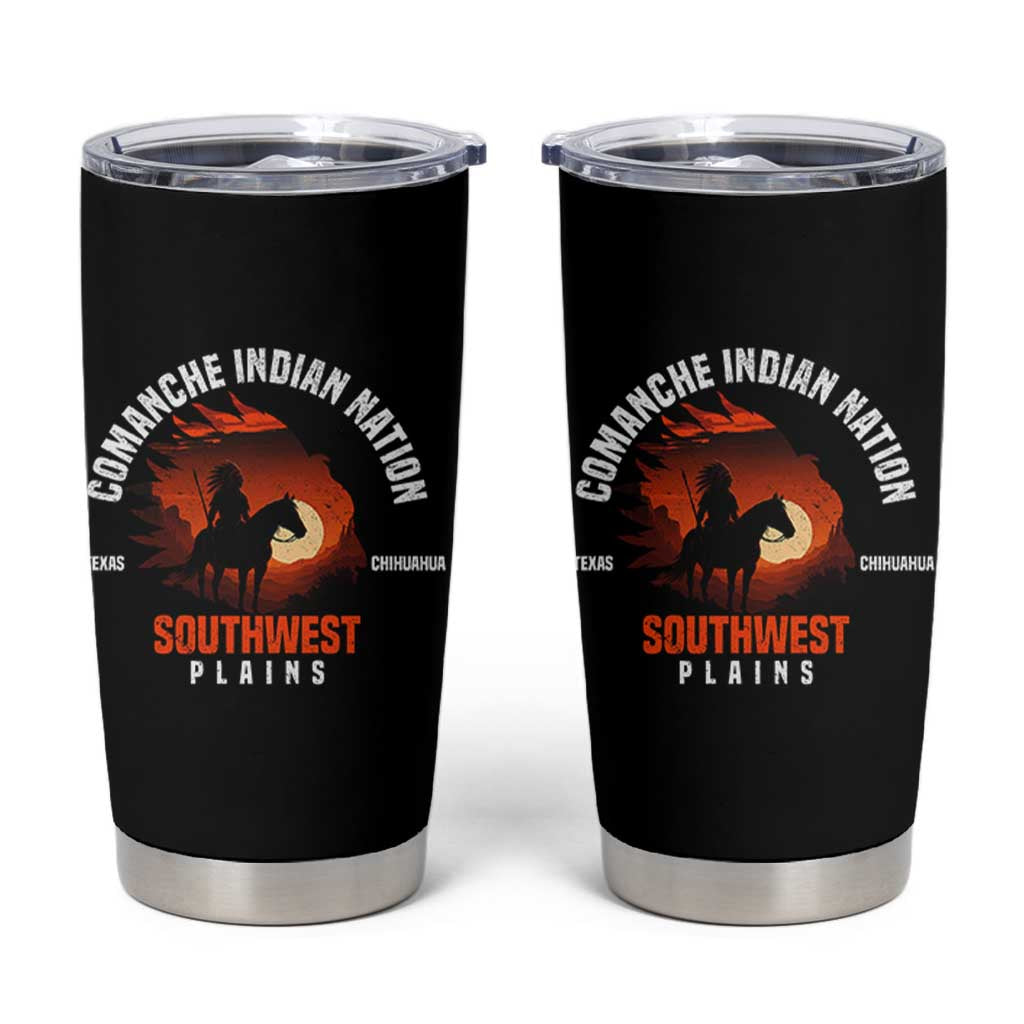 Comanche Native American Indian Chief Respect Tumbler Cup