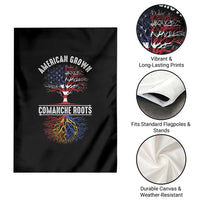 Distressed Tree Garden Flag American Grown with Comanche Roots - Wonder Print Shop