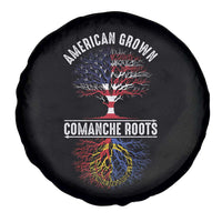 Distressed Tree Spare Tire Cover American Grown with Comanche Roots - Wonder Print Shop