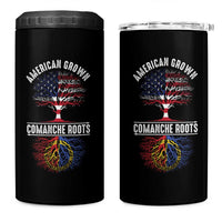 Distressed Tree 4 in 1 Can Cooler Tumbler American Grown with Comanche Roots