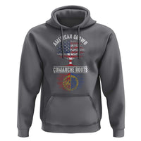 Distressed Tree Hoodie American Grown with Comanche Roots - Wonder Print Shop