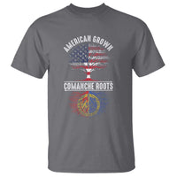 Distressed Tree T Shirt American Grown with Comanche Roots - Wonder Print Shop