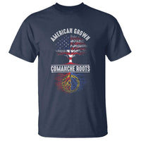 Distressed Tree T Shirt American Grown with Comanche Roots - Wonder Print Shop