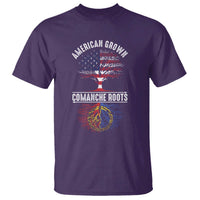 Distressed Tree T Shirt American Grown with Comanche Roots - Wonder Print Shop