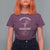 Distressed Tree T Shirt For Women American Grown with Comanche Roots - Wonder Print Shop