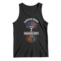 Distressed Tree Tank Top American Grown with Comanche Roots - Wonder Print Shop