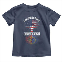 Distressed Tree Toddler T Shirt American Grown with Comanche Roots - Wonder Print Shop