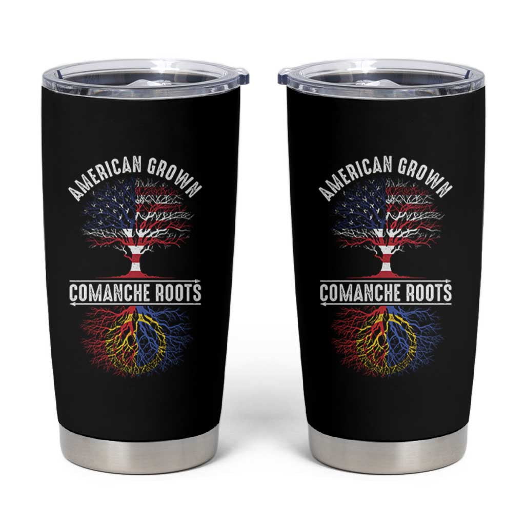 Distressed Tree Tumbler Cup American Grown with Comanche Roots