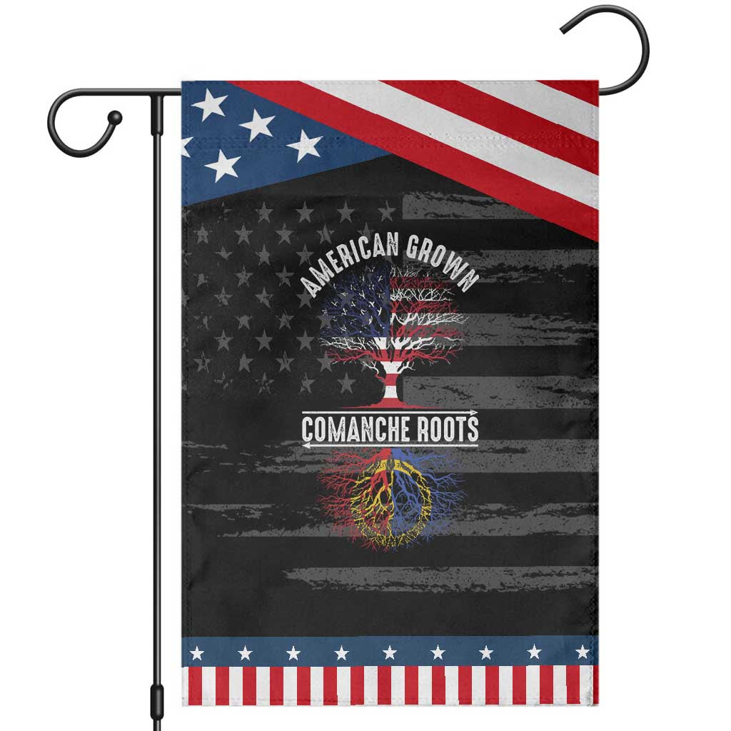 Distressed Tree Garden Flag American Grown with Comanche Roots