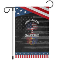 Distressed Tree Garden Flag American Grown with Comanche Roots