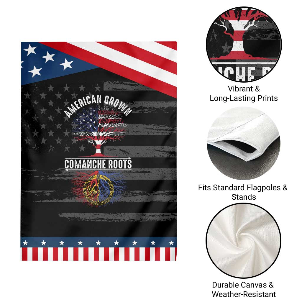 Distressed Tree Garden Flag American Grown with Comanche Roots