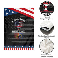 Distressed Tree Garden Flag American Grown with Comanche Roots