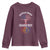 Distressed Tree Youth Sweatshirt American Grown with Comanche Roots - Wonder Print Shop