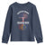 Distressed Tree Youth Sweatshirt American Grown with Comanche Roots - Wonder Print Shop