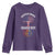 Distressed Tree Youth Sweatshirt American Grown with Comanche Roots - Wonder Print Shop