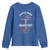 Distressed Tree Youth Sweatshirt American Grown with Comanche Roots - Wonder Print Shop