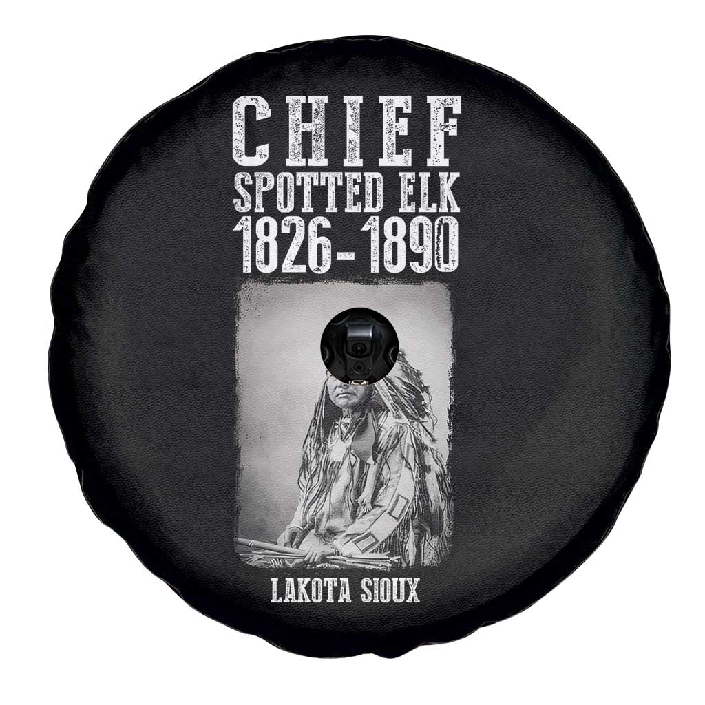 Native American Indian Chief Spare Tire Cover Lakota Sioux Chief Spotted Elk - Wonder Print Shop