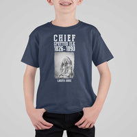 Native American Indian Chief T Shirt For Kid Lakota Sioux Chief Spotted Elk - Wonder Print Shop