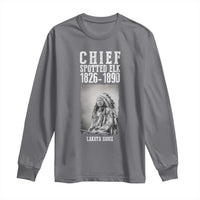 Native American Indian Chief Long Sleeve Shirt Lakota Sioux Chief Spotted Elk - Wonder Print Shop
