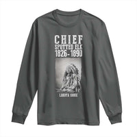 Native American Indian Chief Long Sleeve Shirt Lakota Sioux Chief Spotted Elk - Wonder Print Shop