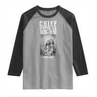 Native American Indian Chief Raglan Shirt Lakota Sioux Chief Spotted Elk - Wonder Print Shop