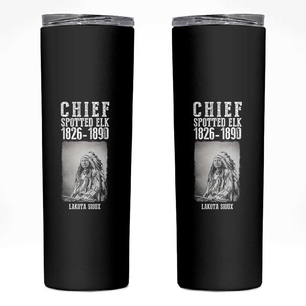 Native American Indian Chief Skinny Tumbler Lakota Sioux Chief Spotted Elk