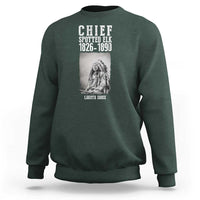 Native American Indian Chief Sweatshirt Lakota Sioux Chief Spotted Elk - Wonder Print Shop