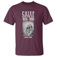 Native American Indian Chief T Shirt Lakota Sioux Chief Spotted Elk - Wonder Print Shop