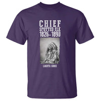 Native American Indian Chief T Shirt Lakota Sioux Chief Spotted Elk - Wonder Print Shop
