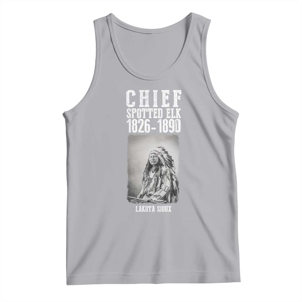 Native American Indian Chief Tank Top Lakota Sioux Chief Spotted Elk - Wonder Print Shop