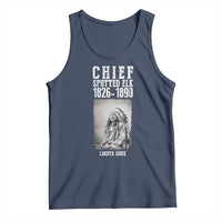 Native American Indian Chief Tank Top Lakota Sioux Chief Spotted Elk - Wonder Print Shop