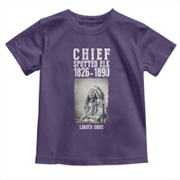Native American Indian Chief Toddler T Shirt Lakota Sioux Chief Spotted Elk - Wonder Print Shop