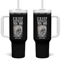 Native American Indian Chief Tumbler With Handle Lakota Sioux Chief Spotted Elk