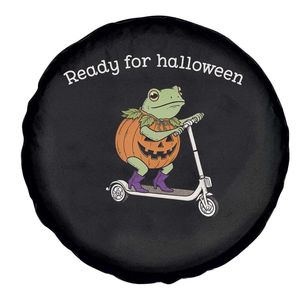 Ready For Halloween Frog Spare Tire Cover Funny Frog Scooter Pumpkin Costume Gift