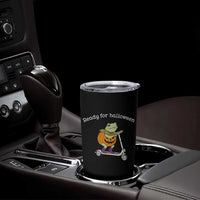Ready For Halloween Frog Tumbler Cup Funny Frog Scooter Pumpkin Costume Gift