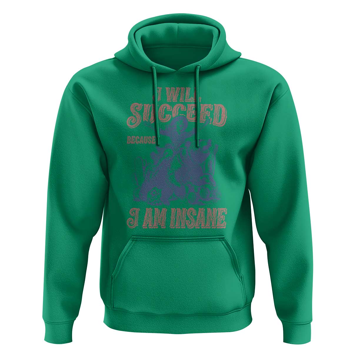 I Will Succeed Because I Am Insane Hoodie Funny Cowgirl Western Sarcastic