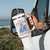 I Will Succeed Because I Am Insane Tumbler With Handle Funny Cowgirl Western Sarcastic