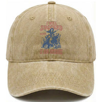 I Will Succeed Because I Am Insane Washed Cotton Baseball Cap Funny Cowgirl Western Sarcastic