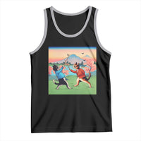 Funny Kendo Cat Tank Top Samurai Martial Arts - Wonder Print Shop